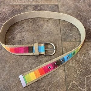 Aeropostale Multicolored stripe belt